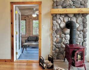 Walk out to screened in porch area
