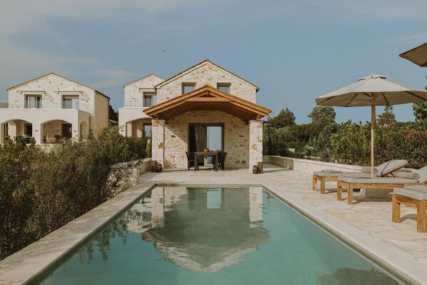 Exquisite Preveza Villa | Villa Verde | Private Pool & Terrace & Stunning Views of the Ionian Pelagos| Kanali Beach