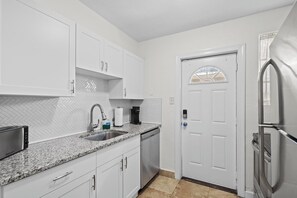 Fully stocked kitchen