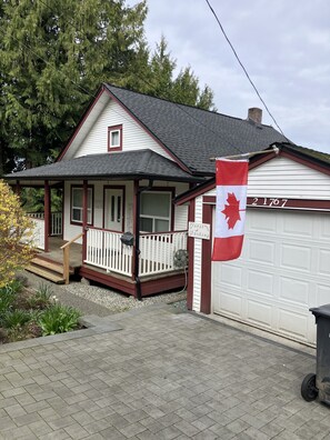 Your front parking area and entrance