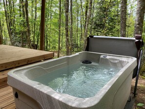 Spa privatif chauffé à 38 °C