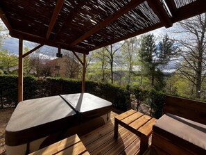 HY•Lødge Spa-4pers terrasse avec spa privatif