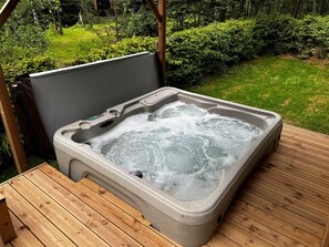 Spa privatif chauffé à 38°C