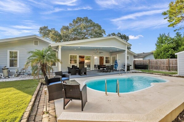 Enjoy our heated* pool!