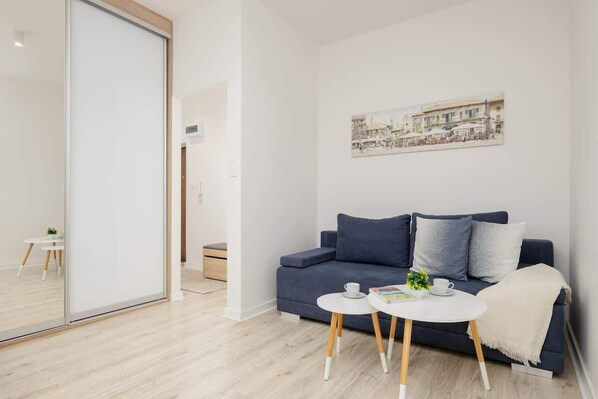 Living room with dining area