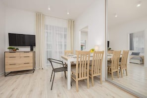 Living room with a wardrobe