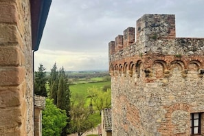 Vue depuis lâhĂ©bergement