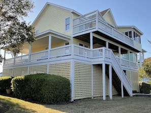 Wrap around porch and 3rd level porch.