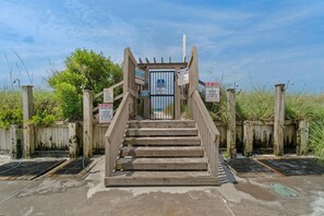 Private direct beach access at Sugar Beach