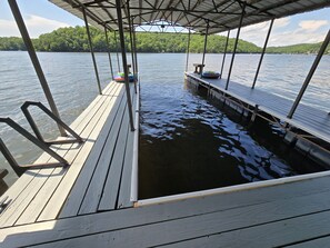 Heron dock's 10x28 slip