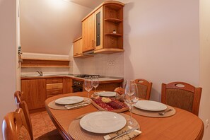 Kitchen and dining area