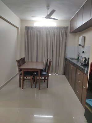 Opções para refeição no quarto