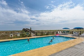 When you've had your fill of the sand, enjoy the refreshing pool