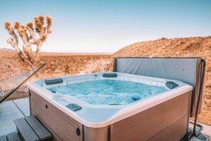 Soothing Soaks in the 6 Person Hot Tub