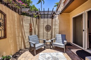 Master bedroom deck area