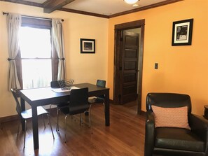 Living Space and Dining Room Table