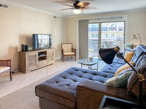 Living Area with Balcony