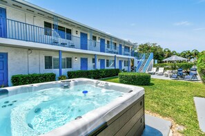 Enjoy our 8 person hot tub or pick herbs from our garden! 