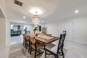 Dining Room | 1st Floor | Central A/C & Heating