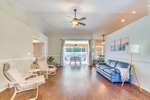 Sitting Room | Sleeper Sofa | Central Air Conditioning & Heating