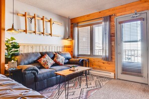 Studio Interior | Queen Murphy Bed | Full Sleeper Sofa | Fireplace | Free WiFi