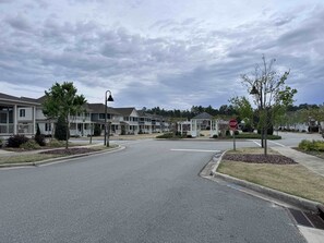 Neighborhood view from in front of the townhome