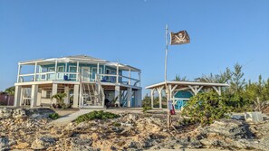 January 2025 newest picture with new beach cabana and walk way to beach.