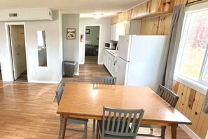 Dining and kitchen area