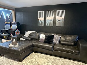 Extra large couch for plenty of seating/lounging