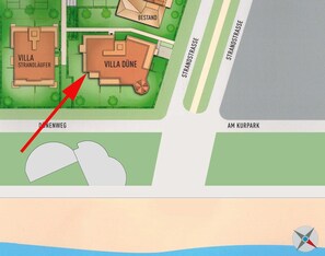 宿泊施設の地図
