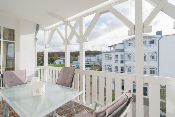 Balkon mit Aussicht
