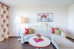 Komfortables Sofa mit Elbblick.