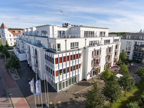 Blick auf das Bel Vital vom Hotel Arkona