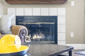 Seasonal Fireplace