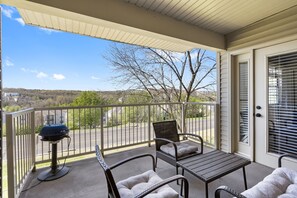 Covered Deck and Electric Grill