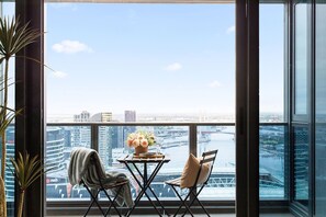 Enjoy Docklands Harbour Views.