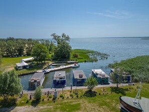 Hausboot Glaukos im Hafenresort Karnin auf Usedom