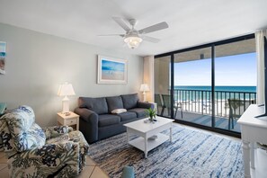 Living Area with Balcony