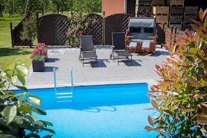 Ankerplatz Ferienwohnung / Gartenblick