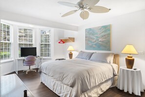 The second king suite includes an ensuite bath, Smart TV, & wet bar area