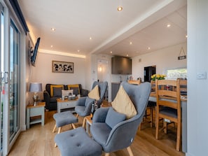 Open plan living space | Galloway Hills - Galloway Luxury Lodges, Wigtown