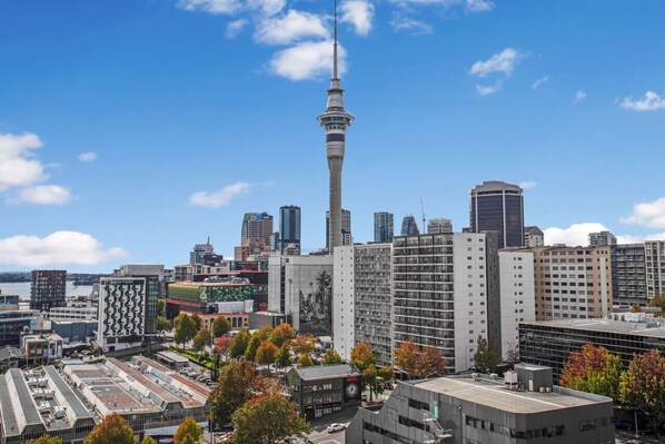 View of SkyCity from the balcony.