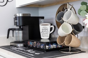 Kaffe och/eller kaffebryggare