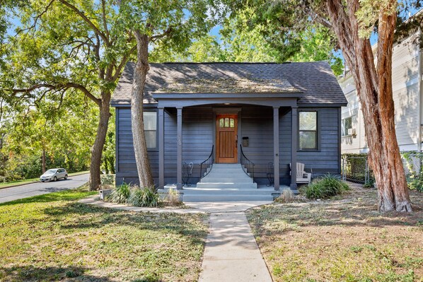 Experience vintage charm with modern comforts in this renovated 1939 bungalow.