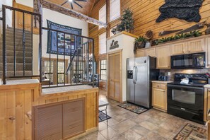 Open Floor Plan from Kitchen to Dining and Living 
Room