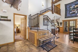 Stairs leading to Two Upper-Level Sleeping Quarters