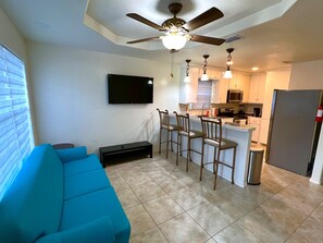 Spacious Living/Kitchen Area