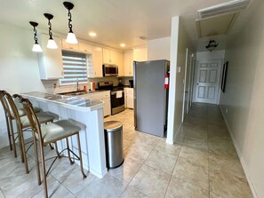 Functional Kitchen with Bar Seating