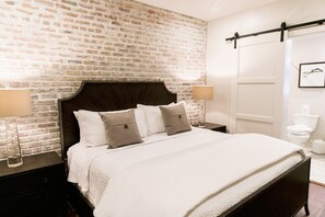 Bedroom with Comfortable King Bed + Ensuite Bathroom