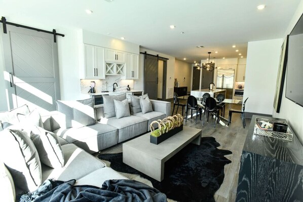 Open Floor Concept Living Room